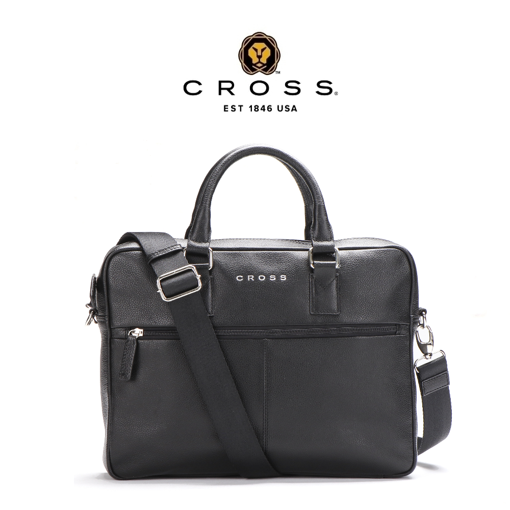 CROSS 頂級小牛皮手提斜背14吋公事包 全新專櫃展示品 (湯米系列)