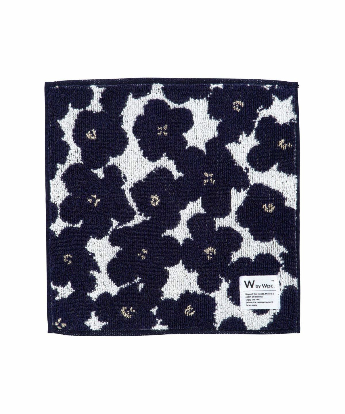 日本 Wpc.Patterns 手帕巾/ Standard/ Flower Print Navy