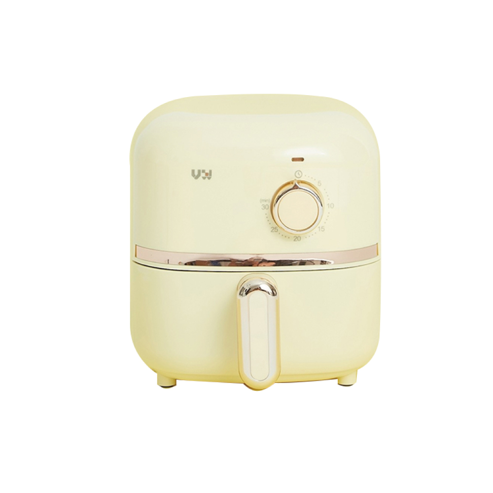 【10/3~11/4 結帳享優惠價】VW Design Mignon新復古氣炸鍋 / 心願黃