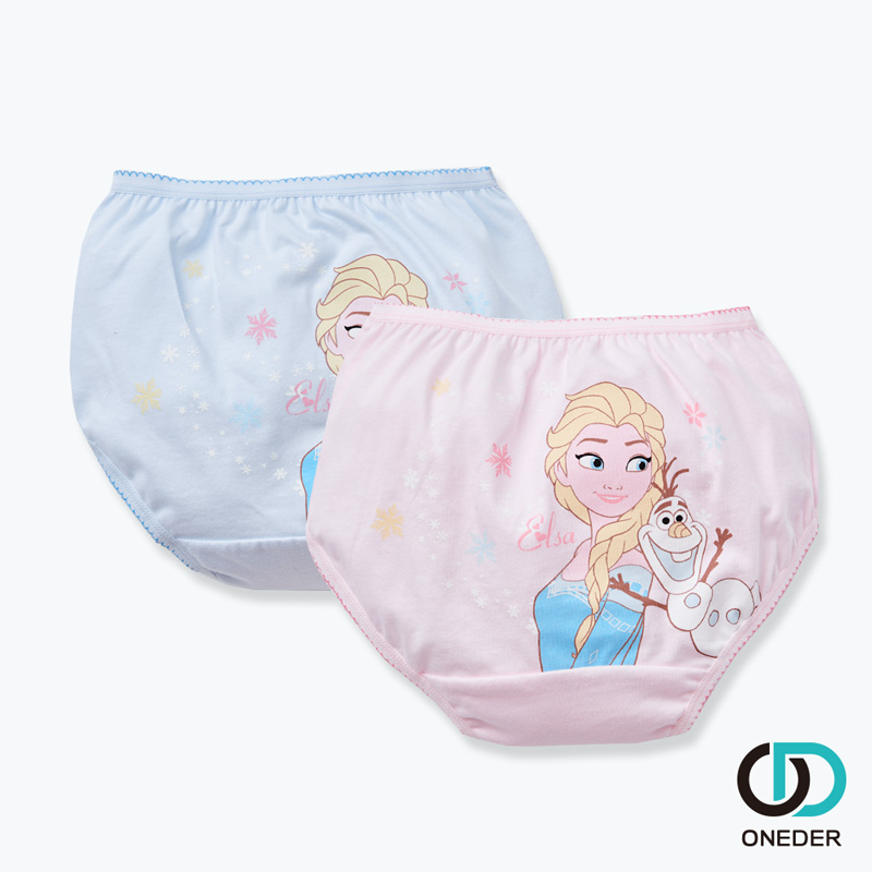 【ONEDER旺達棉品】迪士尼冰雪奇緣純棉(2入)女童內褲/ 冰雪奇緣/ S