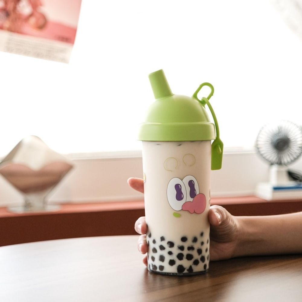 HOLOHOLO MILKTEA CUP大奶茶杯/ KINGJUN聯名款/ 720ml/ BT綠