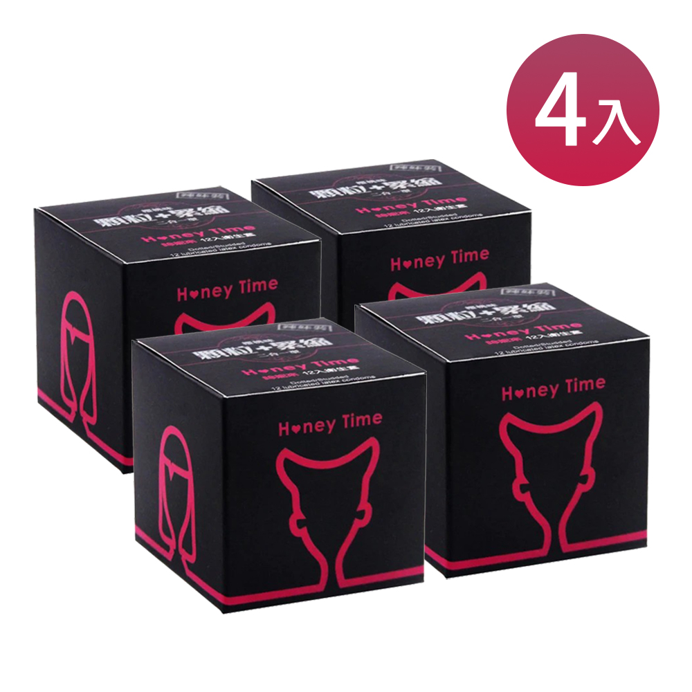 Honey Time 哈妮來 · 辣妹套奢華風保險套12入x 4盒