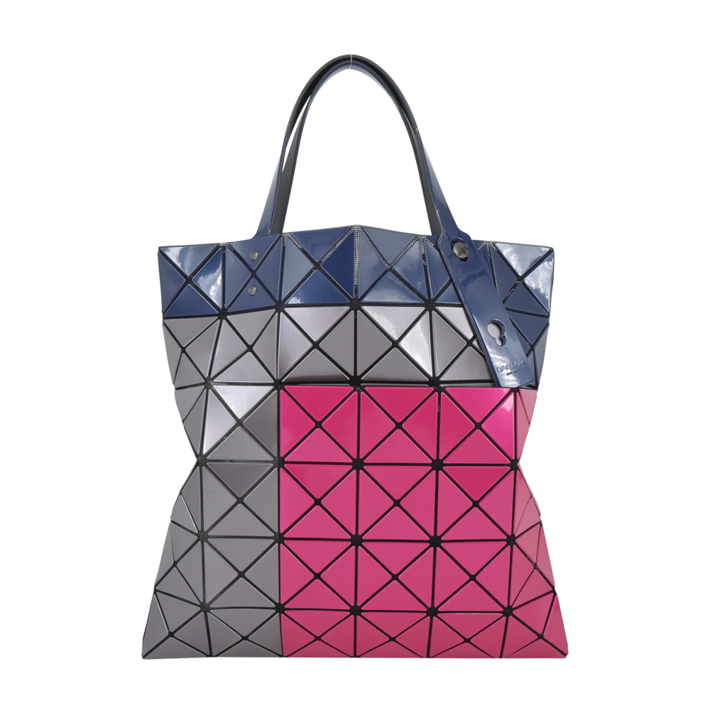 ISSEY MIYAKE 三宅一生 BAOBAO TRES 6X6托特包-粉紅色混合/平行輸入