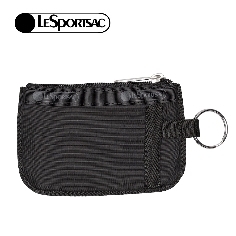 LeSportsac Key Card Holder 極簡卡片零錢鑰匙包酷黑| 誠品線上