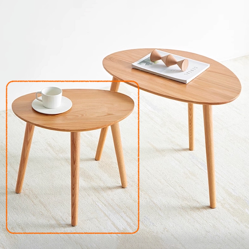 橙家居・家具】/預購/聖羅莎系列B款實木小茶几SLS-A1184 │ 誠品線上