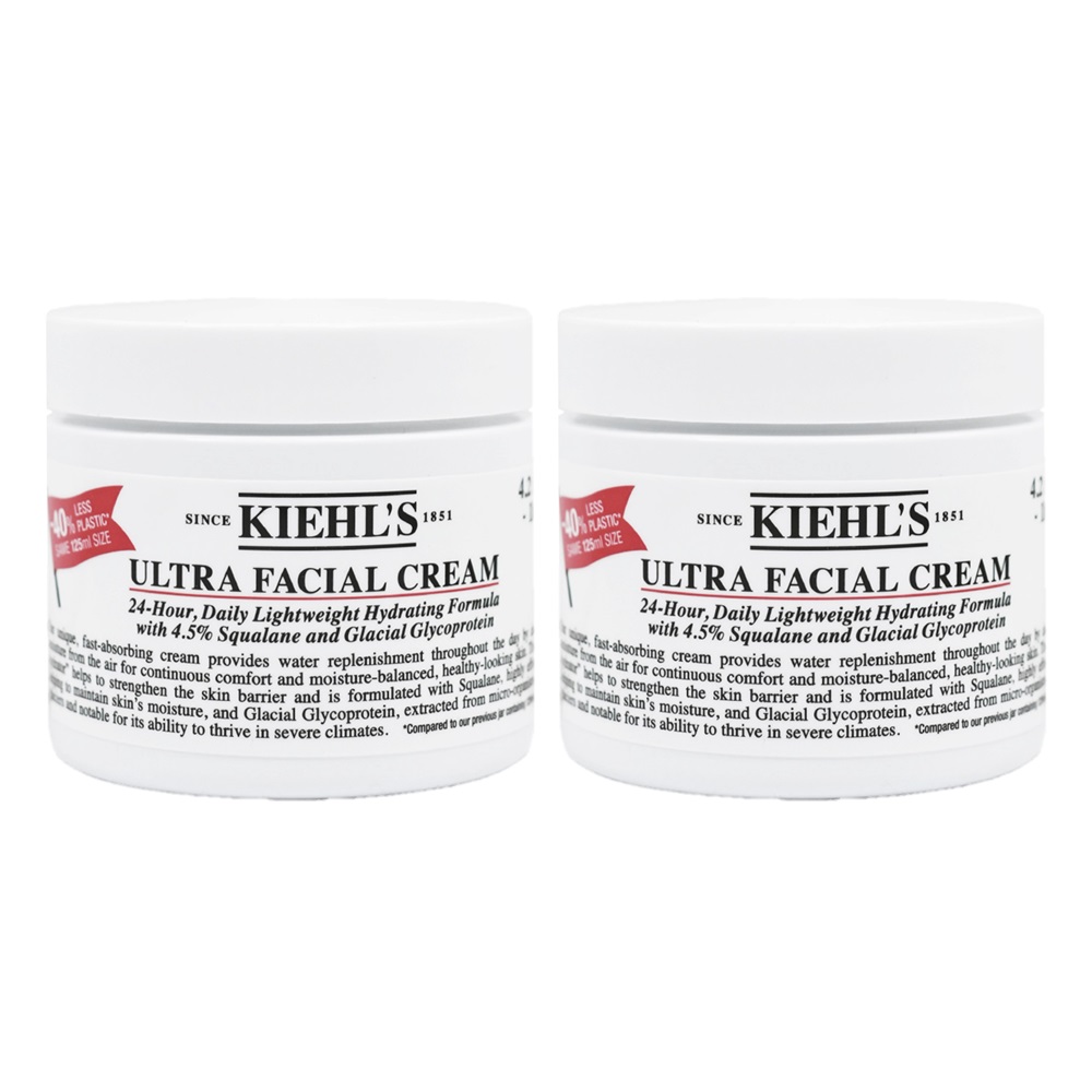 【Kiehl's契爾氏】冰河醣蛋白保濕霜125ml 全新升級版 兩入組 平行輸入