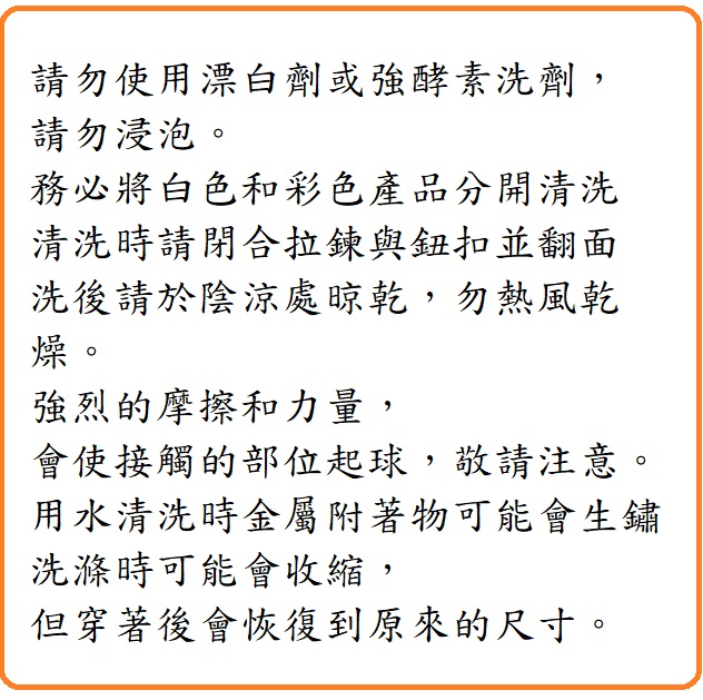 洗滌標