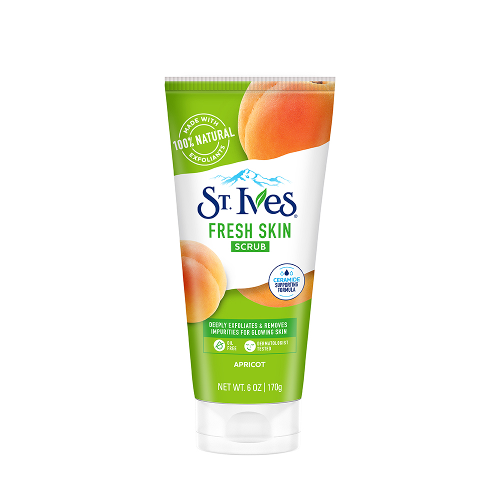 美國 St. Ives 聖艾芙 植萃去角質磨砂膏170g/ 經典杏桃