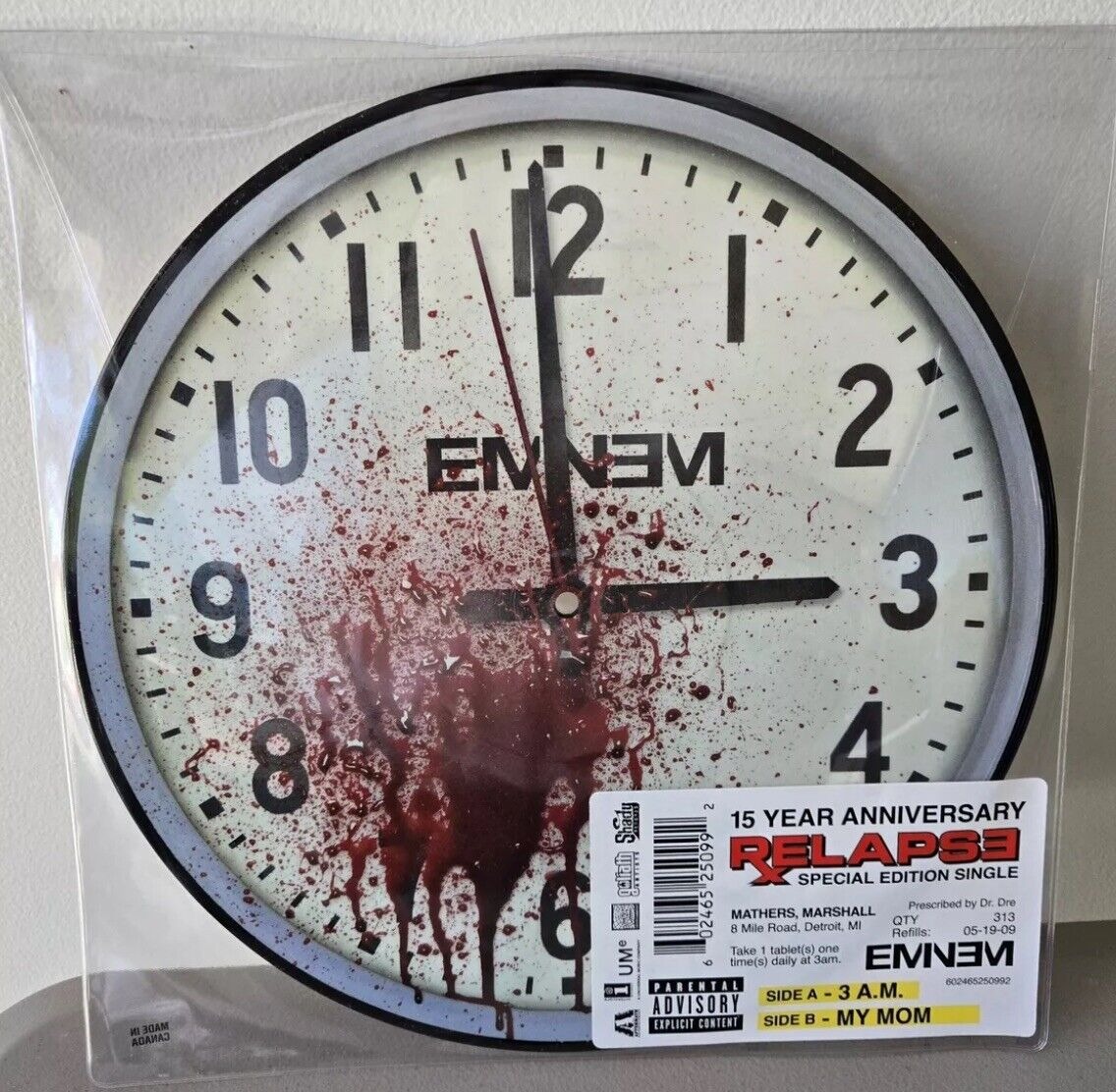 3 A.M. / My Mom (12" Picture Disc Vinyl/International Retail Exclusive/15 Year Anniversary Edition)