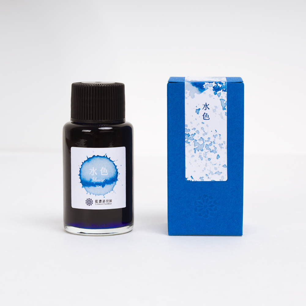 藍濃道具屋Lennon ToolBar鋼筆墨水/ 藍染色系/ 無防水/ 水色