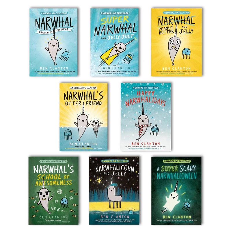 Narwhal and Jelly 8 Book Pack (8冊合售)