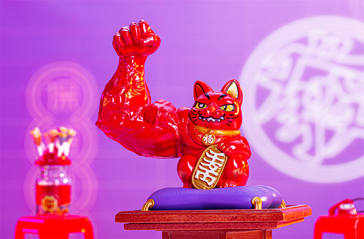TOP TOY大力招財貓系列盲盒/ 6款套組│ 誠品線上