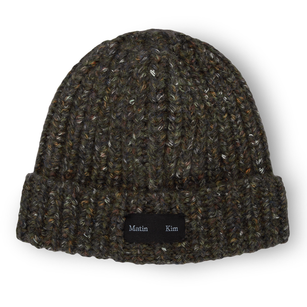 ★MATIN KIM ★MATIN MIXED YARN BEANIE Matin Kim】 MATIN MIXED YARN BEANIE◇正規品◇