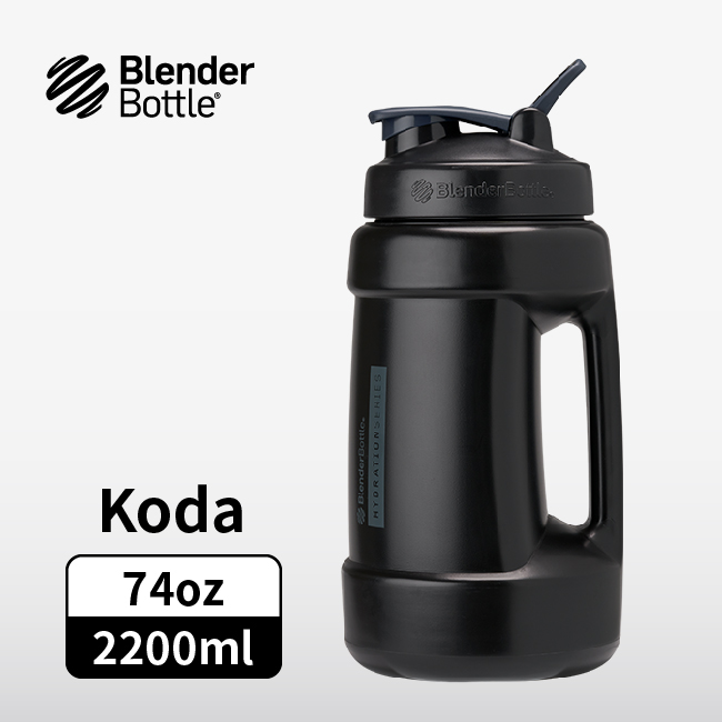 Blender Bottle Koda 超大容量防漏運動水壺74oz/2200ml-黑色