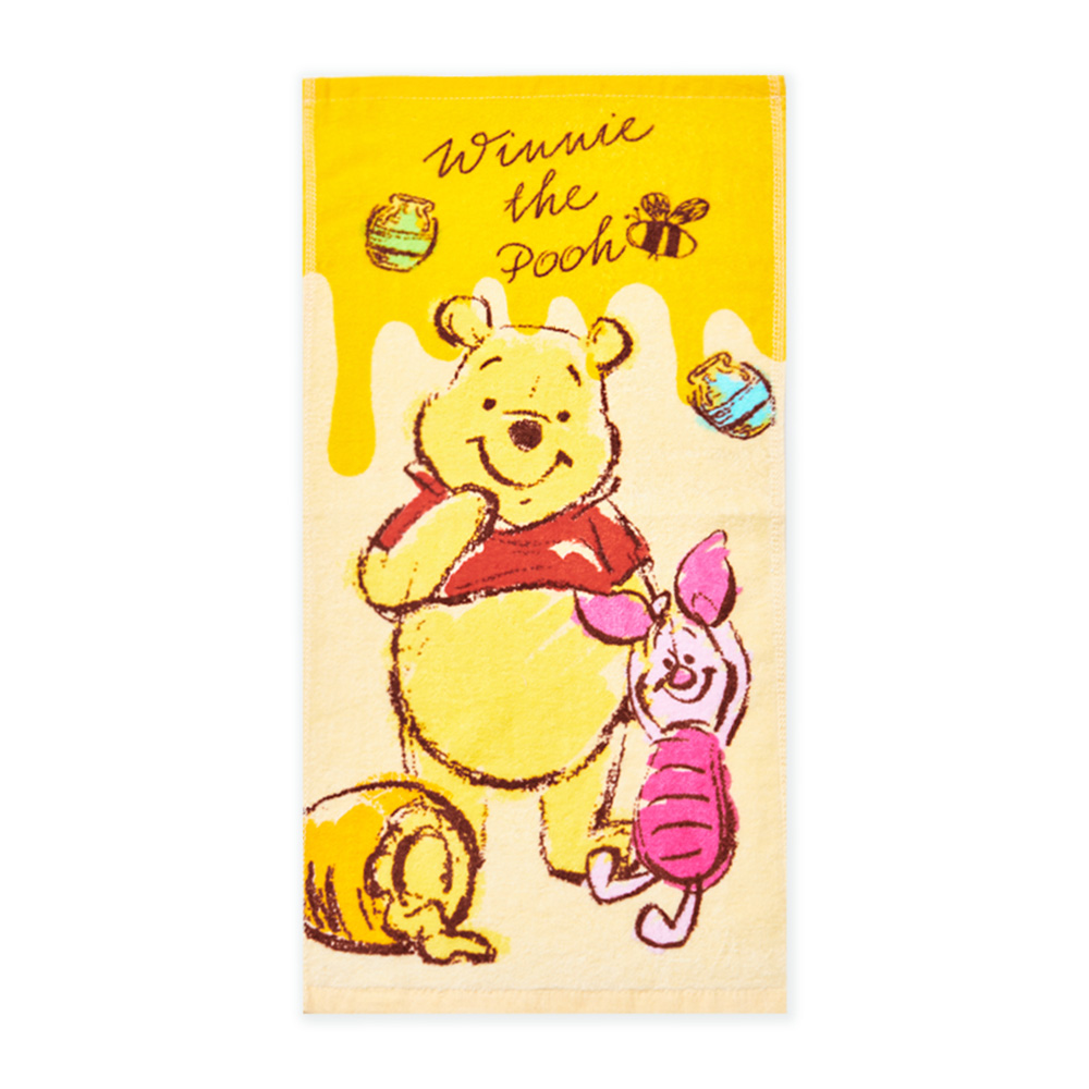 【ONEDER旺達棉品】童巾/ 小熊維尼-05/ 27x54