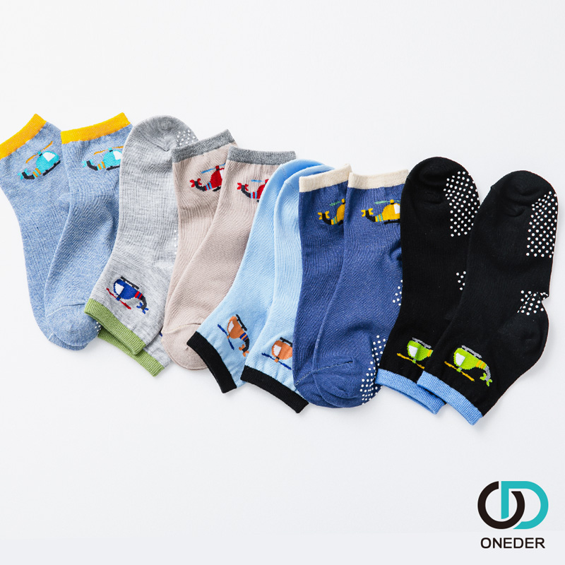 【ONEDER旺達棉品】童襪/ 直升機-06/ 19-21 (顏色隨機出貨)