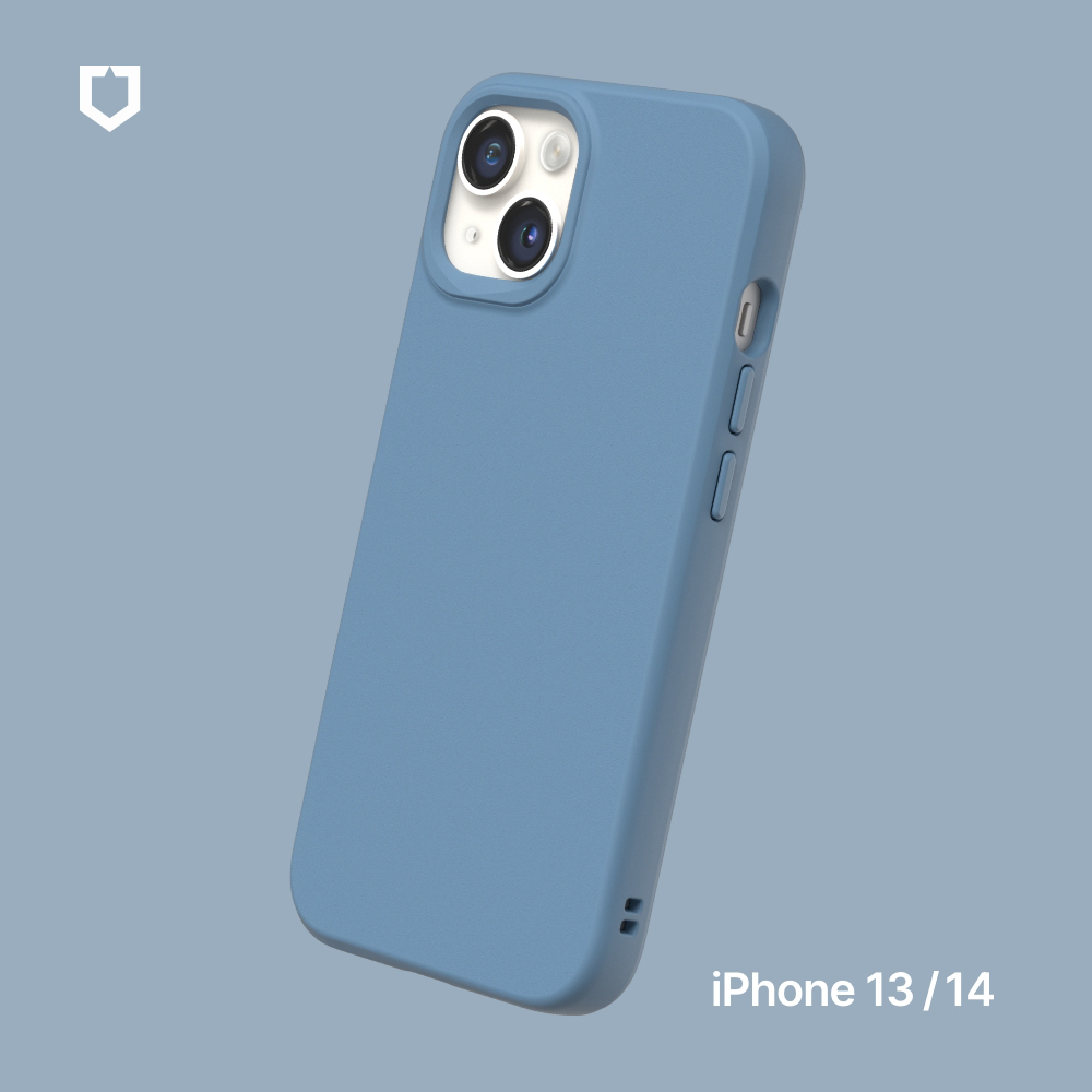 【RHINOSHIELD 犀牛盾】iPhone 14/iPhone 13 6.1吋 SolidSuit 經典防摔背蓋手機保護殼(獨家耐衝擊材料)/ 海潮藍