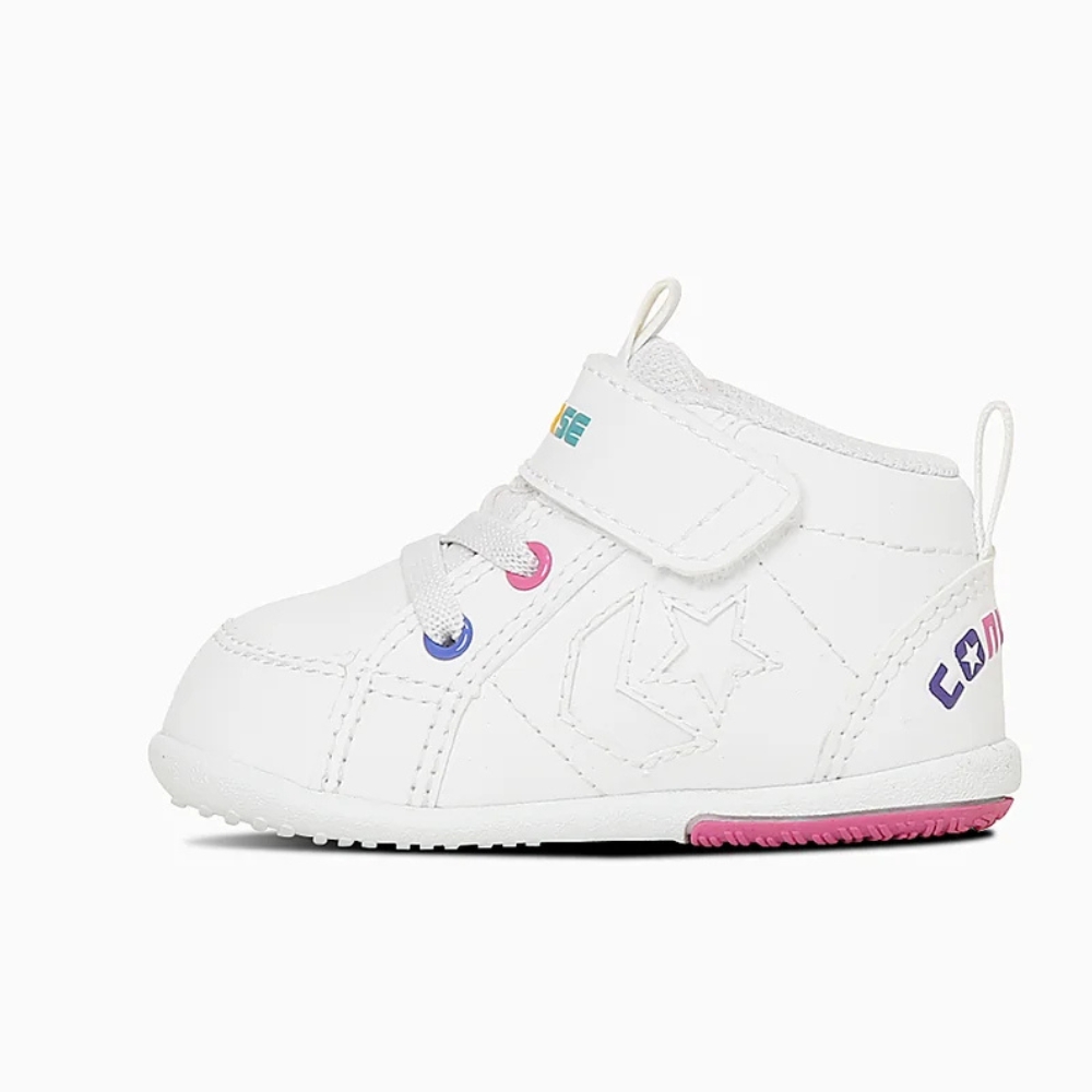 日本限定 Converse MINI INCHSTAR 童鞋 小童11.5-15 白底彩色 15 cm | 誠品線上