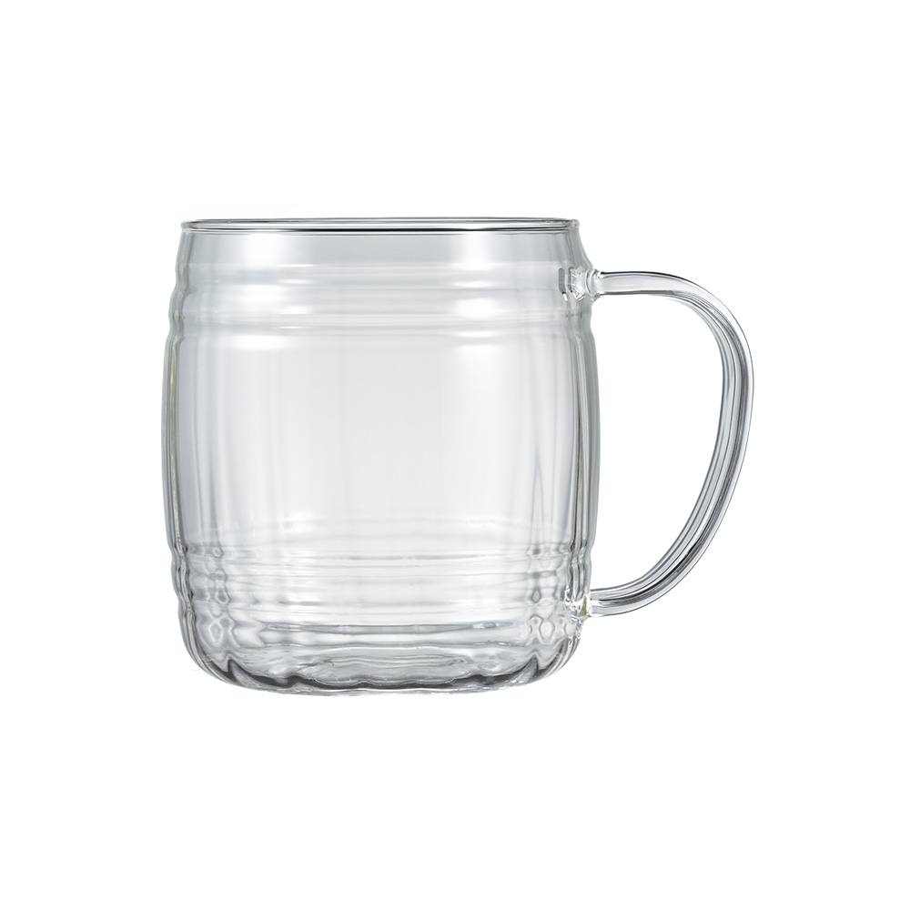 HARIO酒桶型啤酒玻璃杯