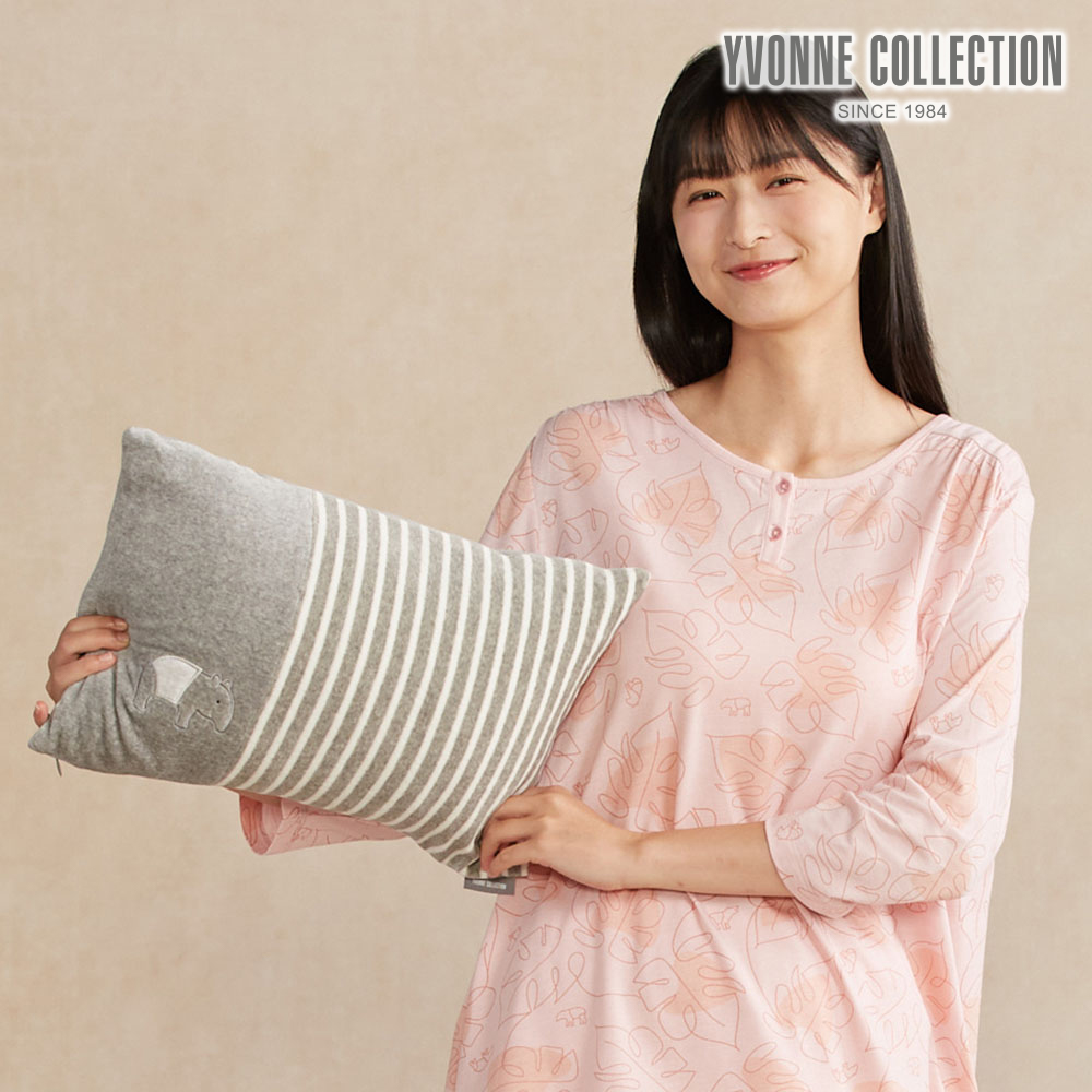 YVONNE COLLECTION馬來貘方形抱枕(30x45公分)-迷霧灰