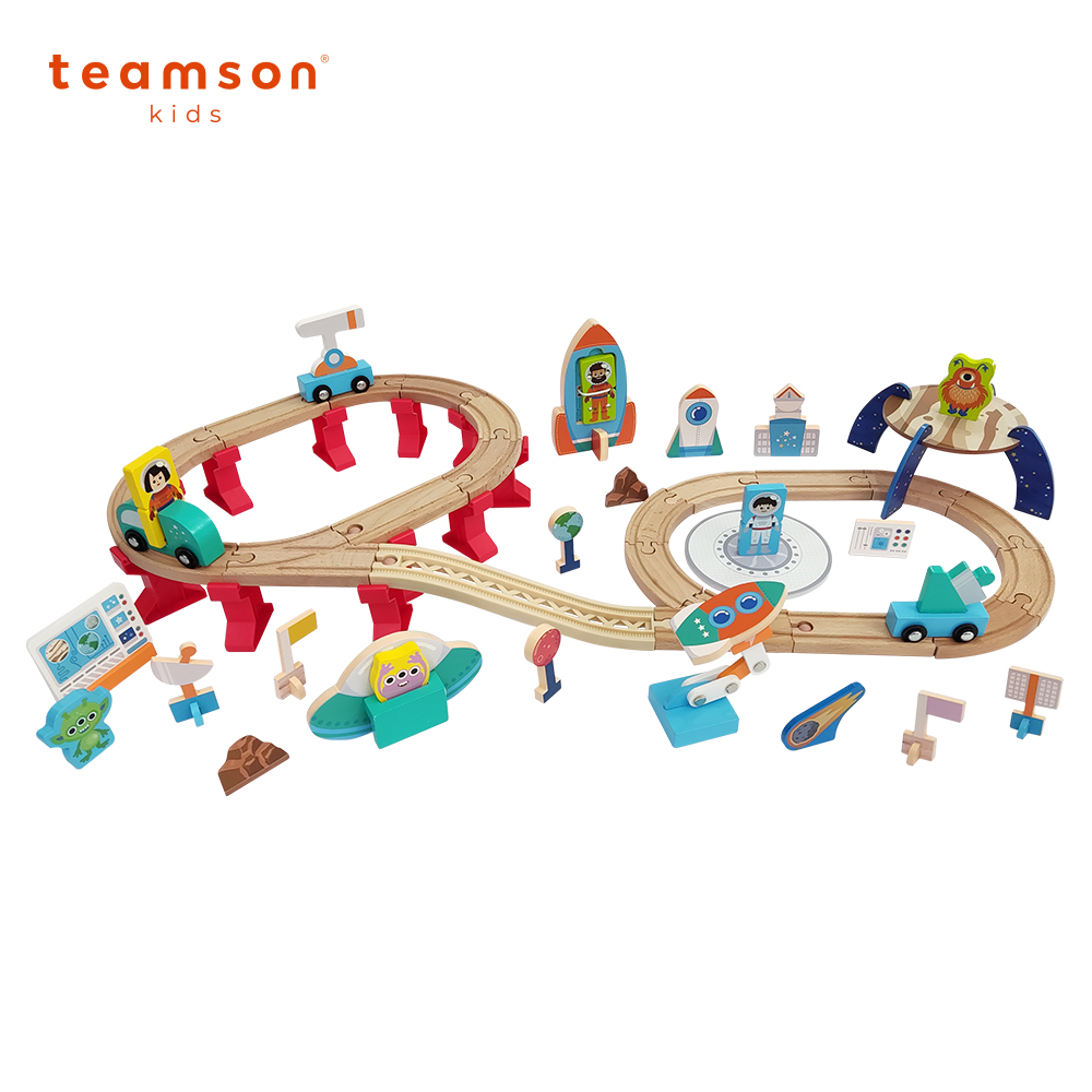 【美國Teamson】圓筒軌道遊戲組(70pics)