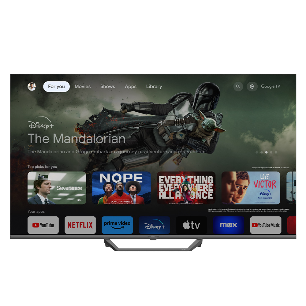 【Haier海爾】55吋4K QLED DLG-120Hz GoogleTV 量子點智慧聯網顯示器 H55S80EUX (含基本安裝)