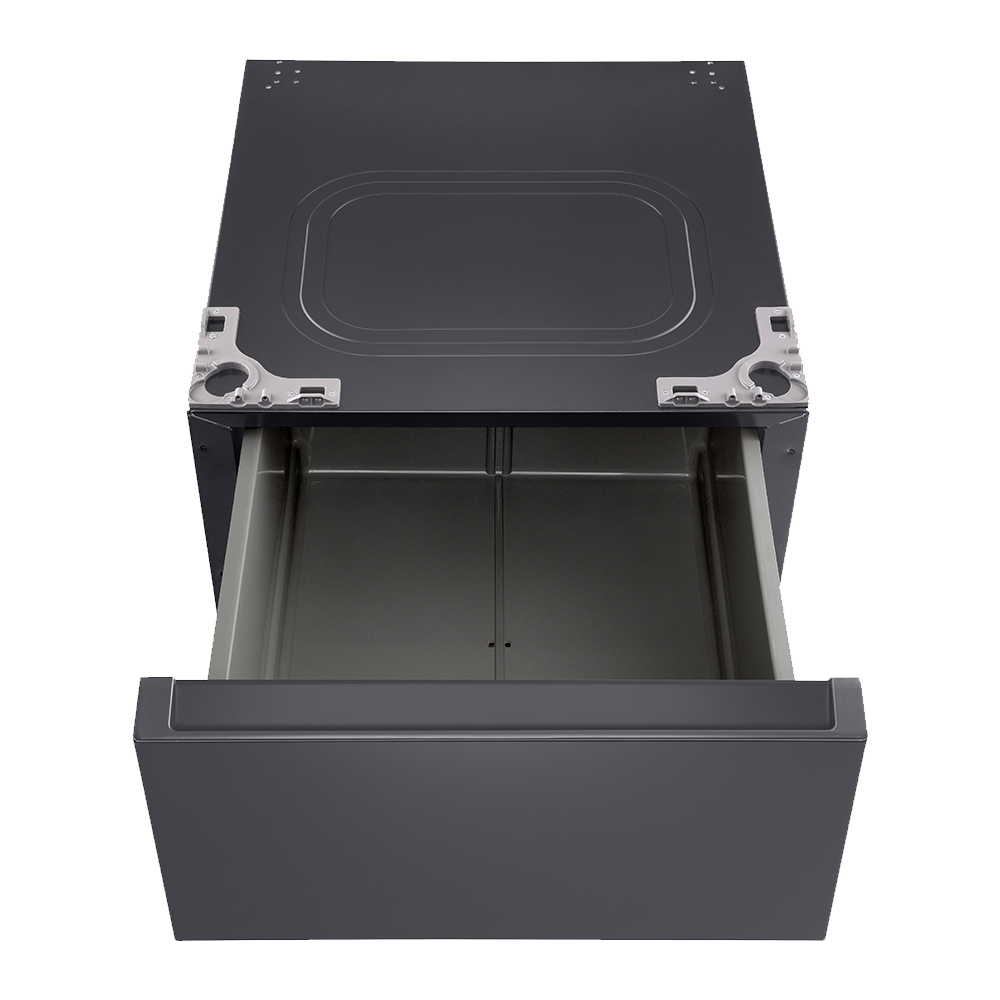 【LG 樂金】抽屜式組合櫃-夜墨灰 搭配【WD-S18NDB】滾筒使用 專用層櫃(LWP-25N24)