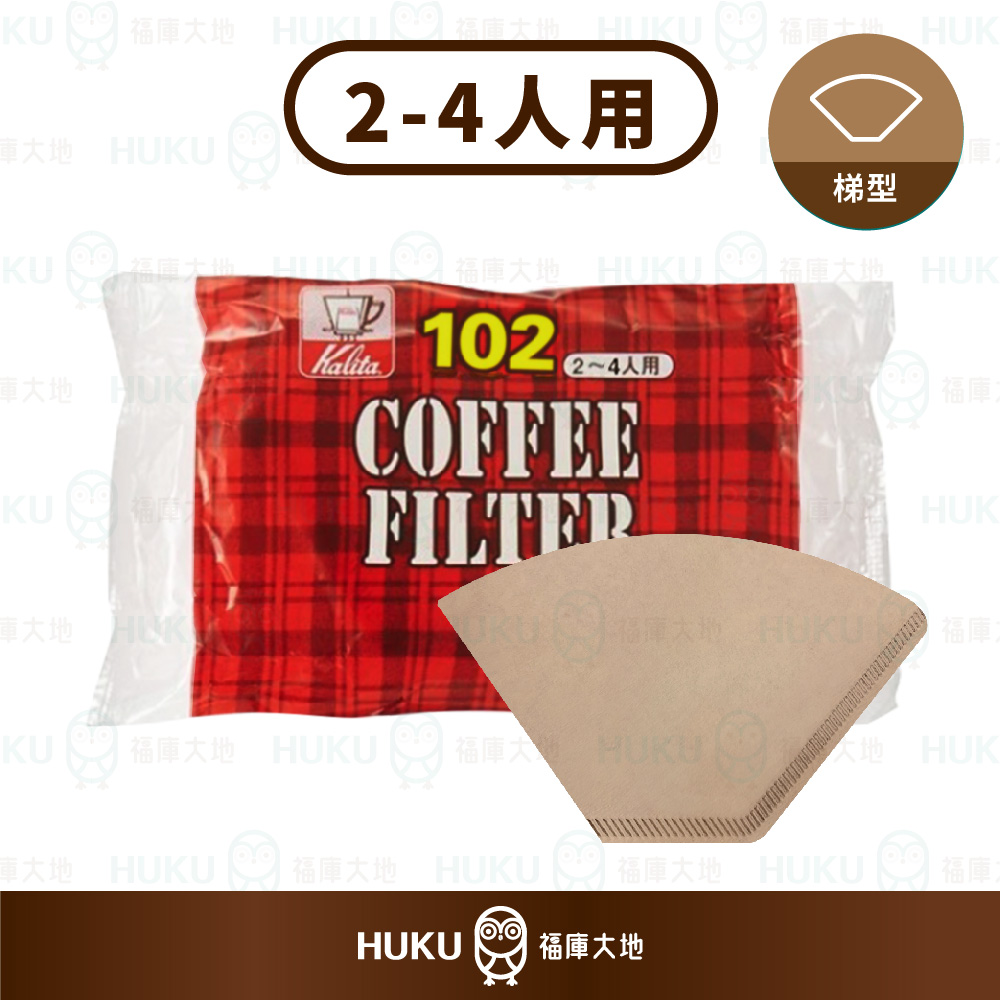 【日本】Kalita NK102 無漂白濾紙(100入)