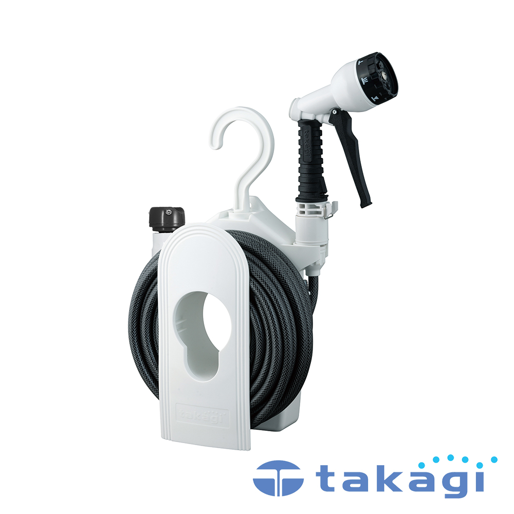 [takagi] 輕便掛勾水槍組 10M/ 黑色