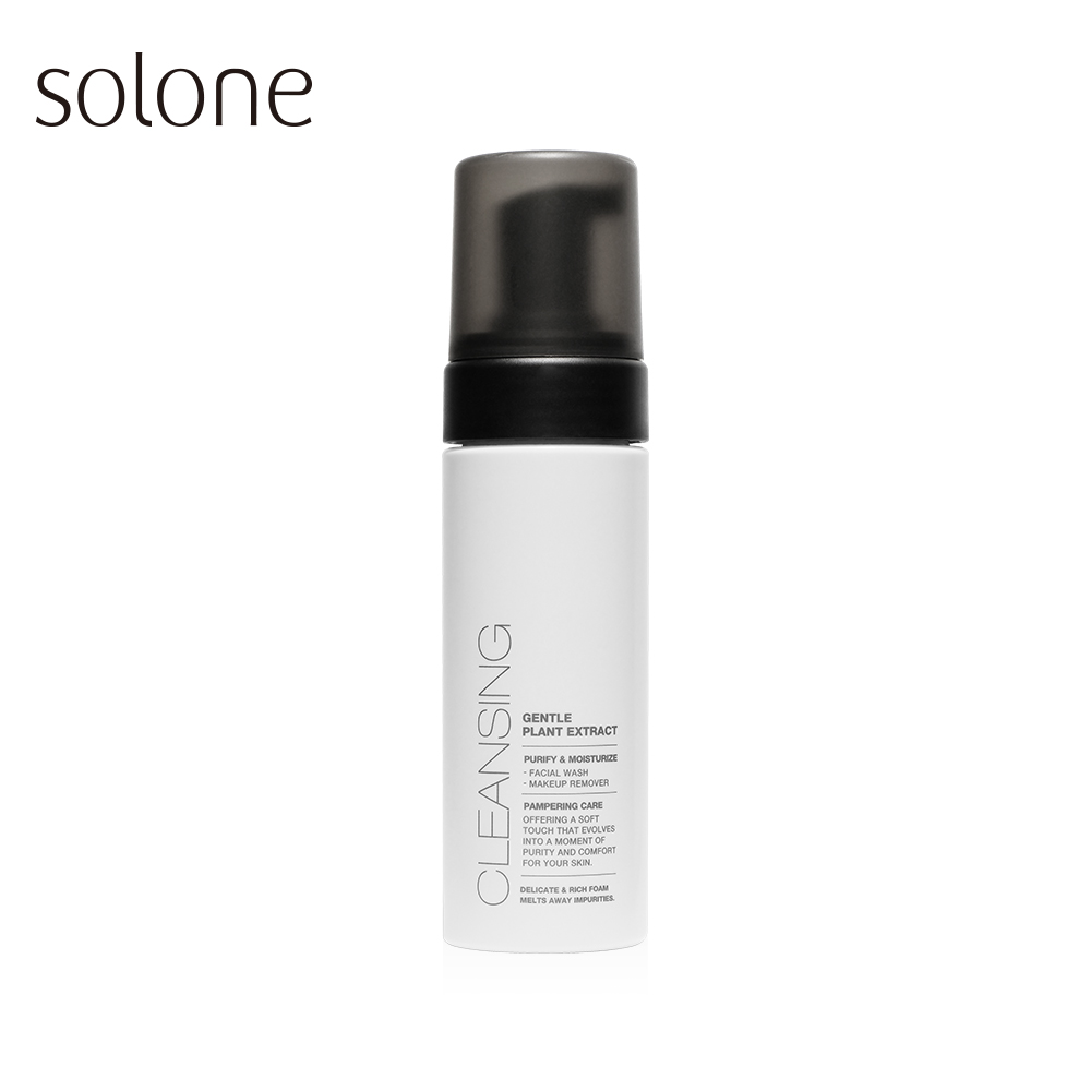 Solone淨潤雙效洗卸慕斯/ 150ml