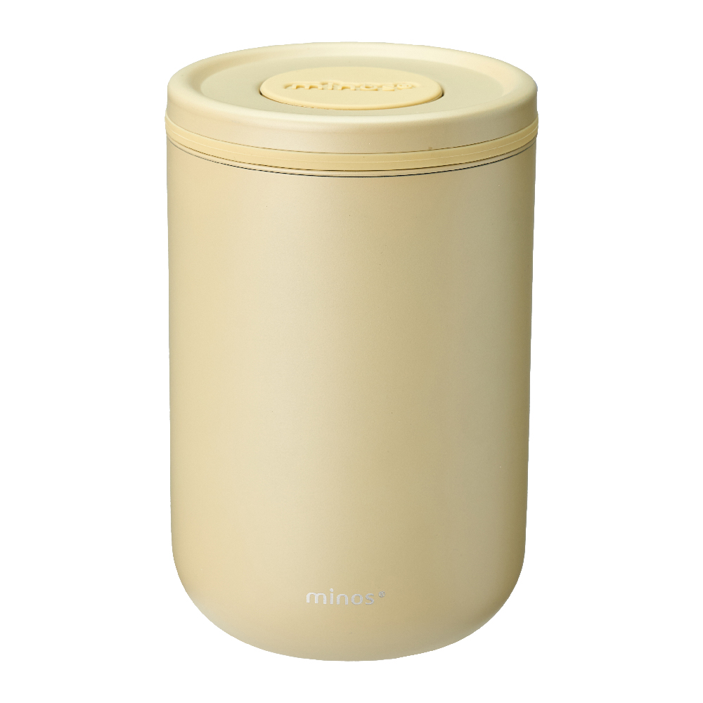 minos 單向透氣閥儲豆罐180g/ 卡其
