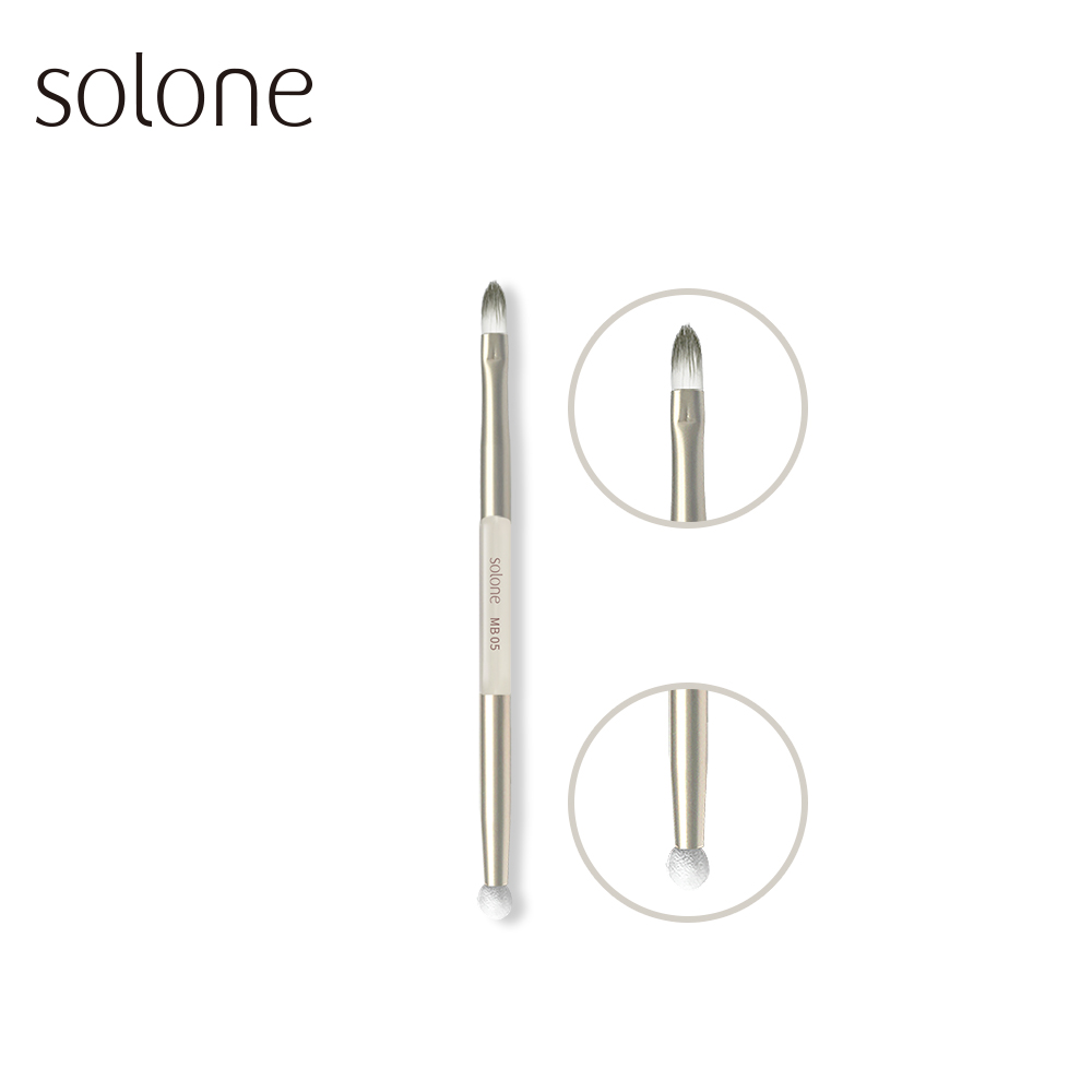 Solone多功袖珍遮瑕海綿雙頭刷/ MB05