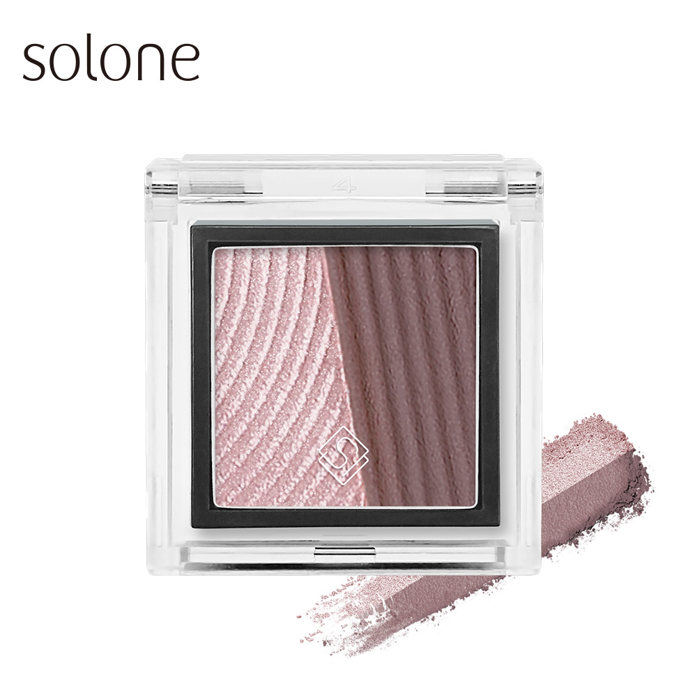 Solone玩色雙拼眼影/ 505暮色陶心