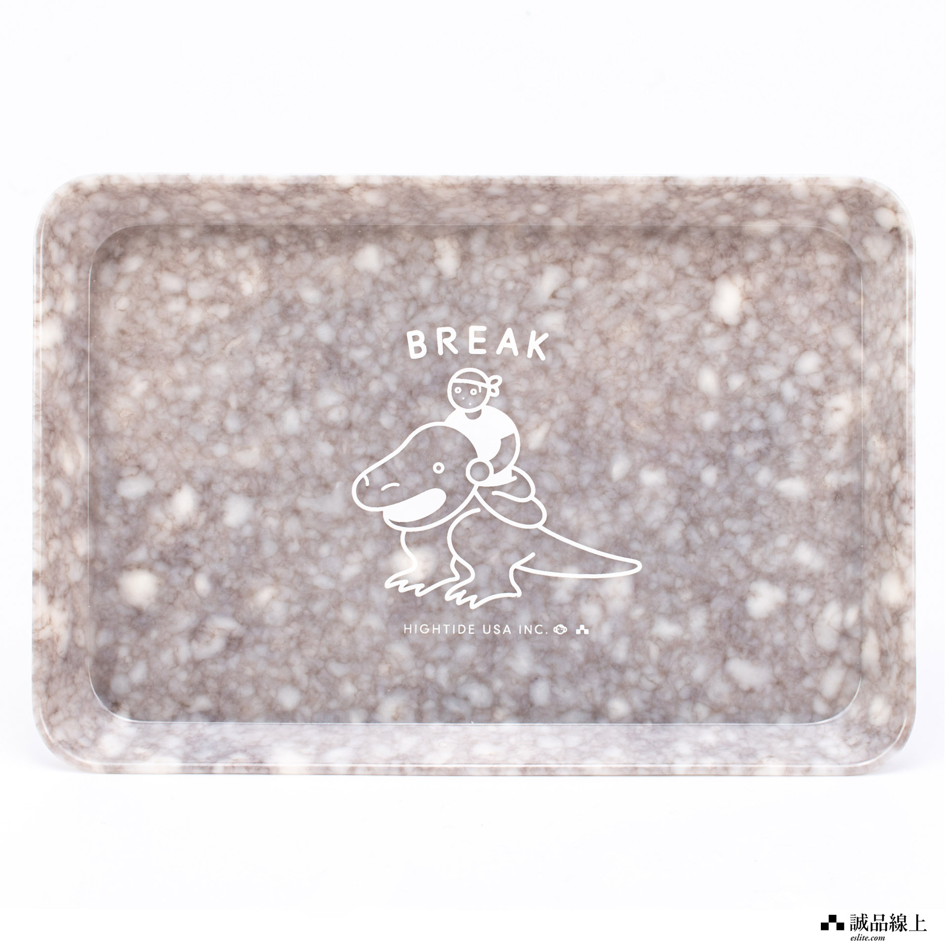 【誠品限定】unpis X HIGHTIDE 大理石紋托盤/ M/ 灰/ Break