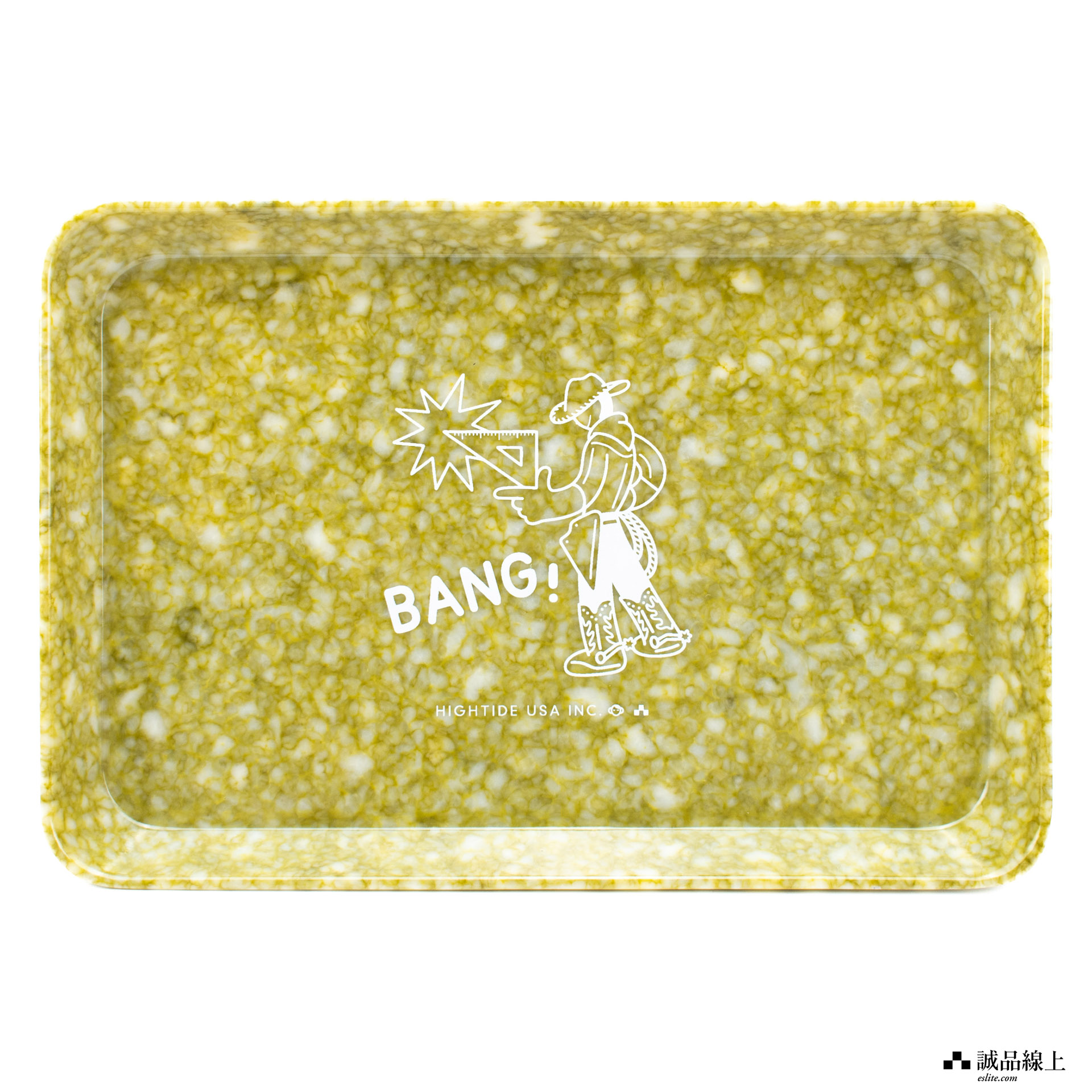 【誠品限定】unpis X HIGHTIDE 大理石紋托盤/ M/ 芥末黃/ BANG! 牛仔