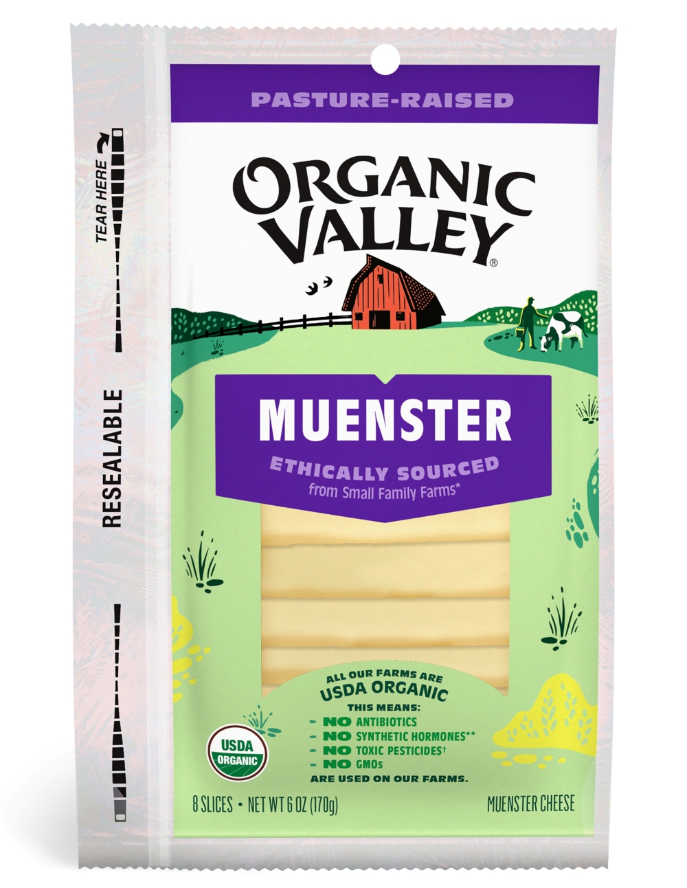 Organic Valley有機明斯特乳酪片