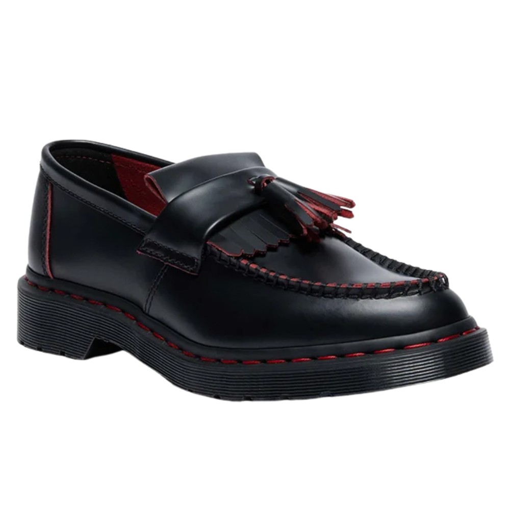 日本限定Dr. Martens ADRIAN 馬汀紅色縫線流蘇樂福鞋預購25cm(UK6