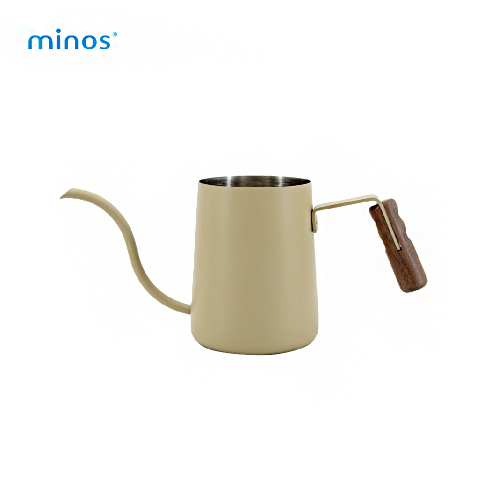 minos 胡桃木手沖壺 300ml/ 卡其
