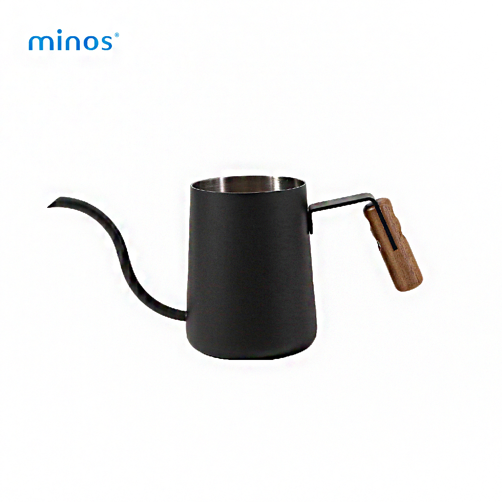 minos 胡桃木手沖壺 300ml/ 黑色