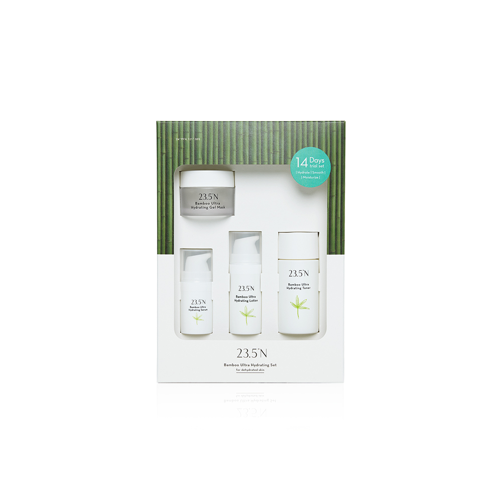 23.5°N桂竹活水體驗組/ 凍膜20mL+化妝水30mL+精華液5mL+水感乳10mL