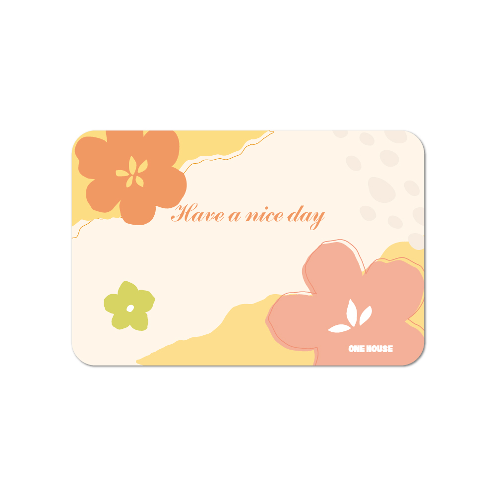 【ONE HOUSE】北歐原創珪藻土瀝水軟墊(45x30CM 1入)/ 歐菊暮色