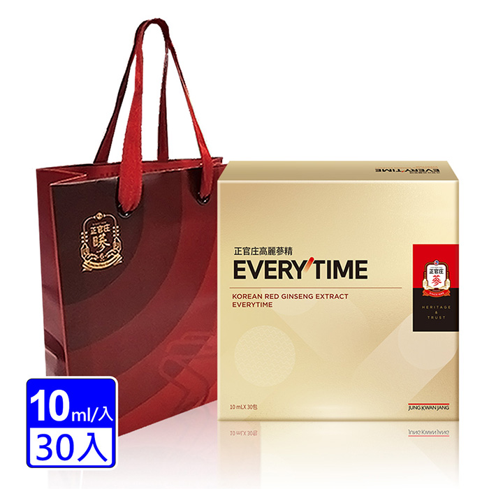 正官庄高麗蔘精EVERYTIME 30包入禮盒│ 誠品線上