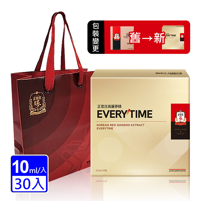 正官庄高麗蔘精EVERYTIME 30包入禮盒│ 誠品線上