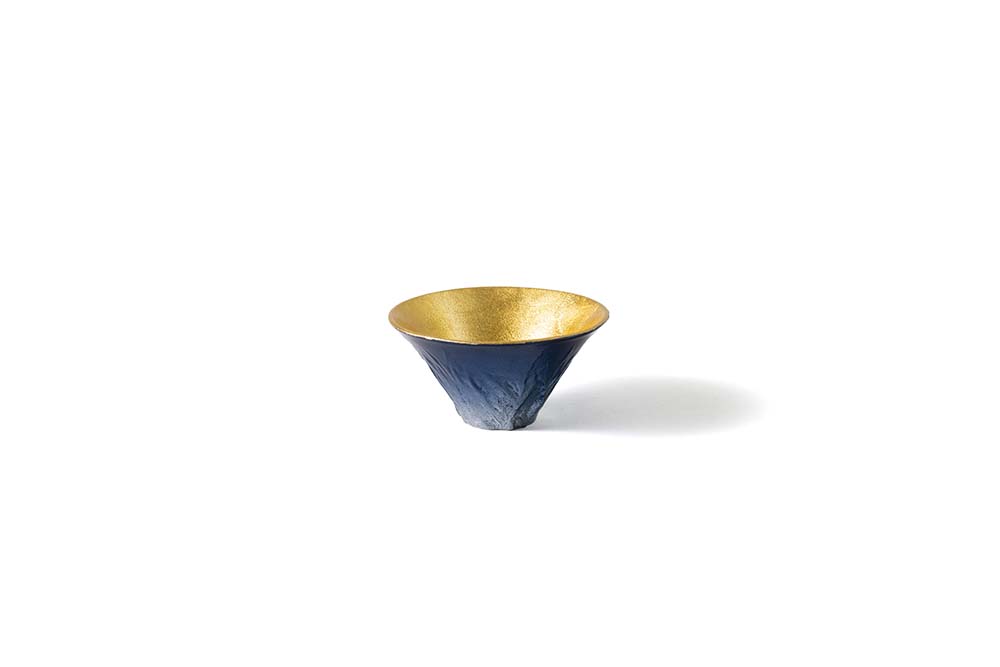 能作 NOUSAKU 金箔藍色富士山風情杯 | 誠品線上