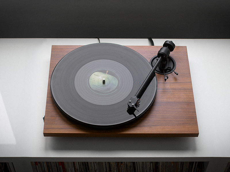 Pro-Ject E1.2 標準版黑膠唱盤/ Pick it MM E 唱頭/ 無唱放/ 木紋色