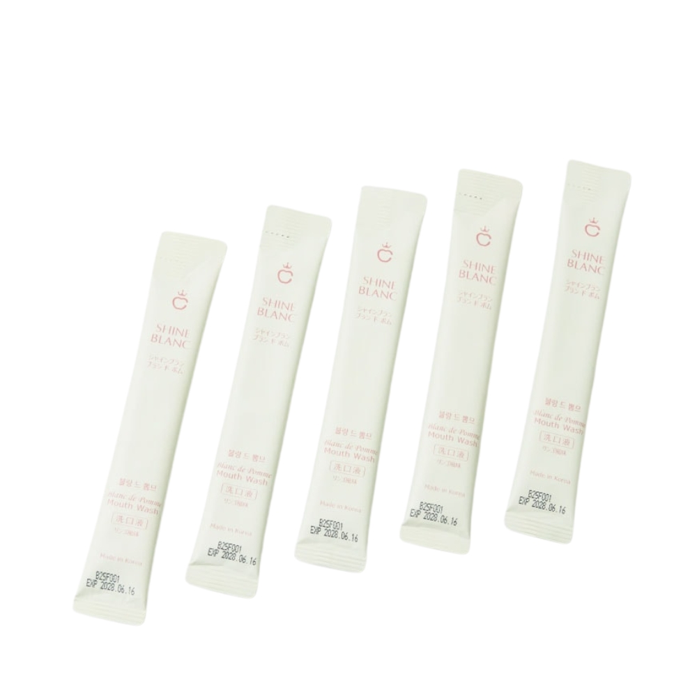 SHINE BLANC 潔淨清新漱口水-蘋果(11mlx15包入)