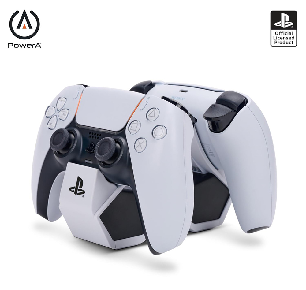 PowerA 官方授權 Sony 雙手把充電座 For PS5