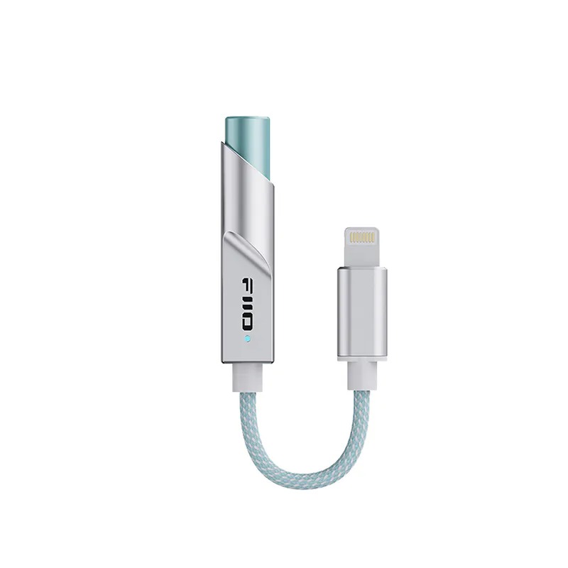 FiiO X Jade Audio KA11 隨身型解碼耳機轉換器/ Lightning版/ 晨曦銀