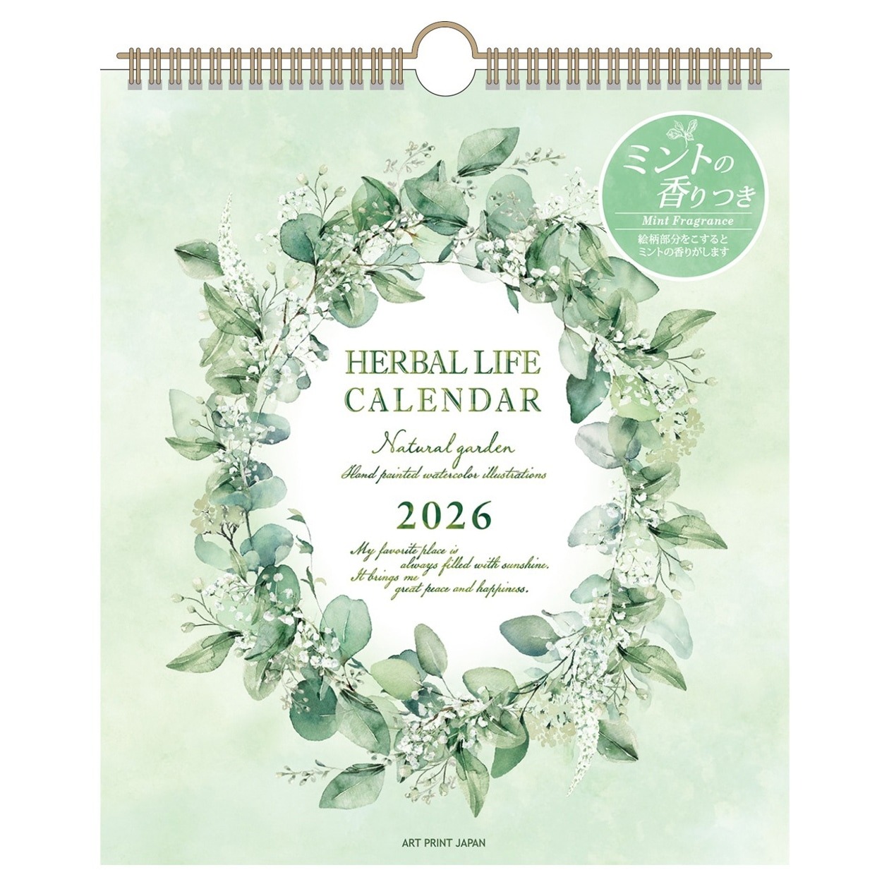 【誠品獨家】2026 日本 APJ 香氛掛曆/ 香草日常/ 薄荷香氣