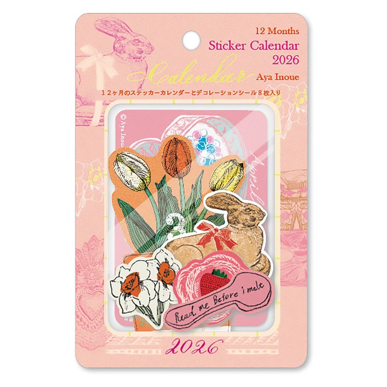 【誠品獨家】2026 日本 APJ 貼紙日曆/ Aya Inoue